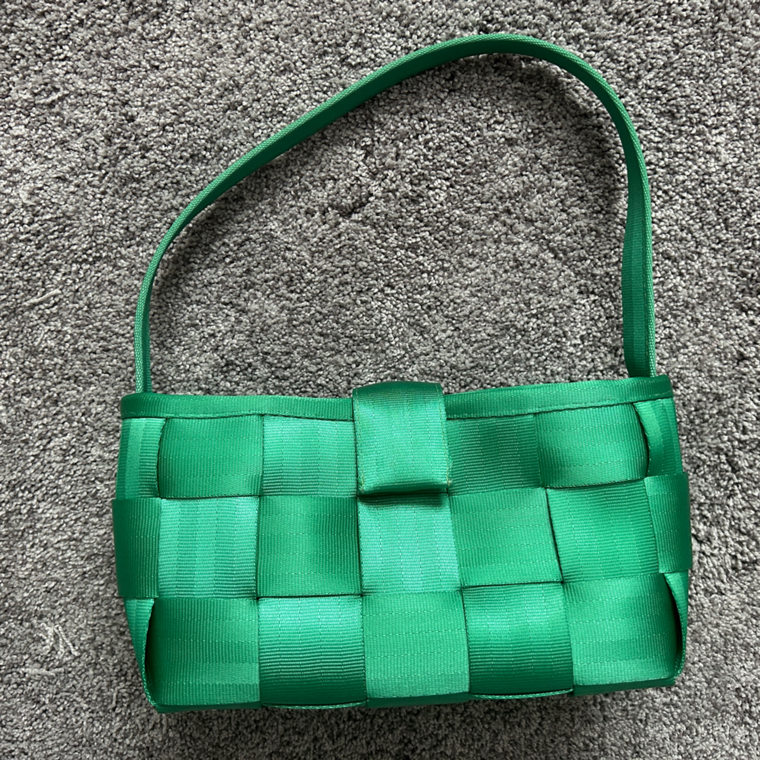 Harvey’s Vintage Emerald Green Satchel